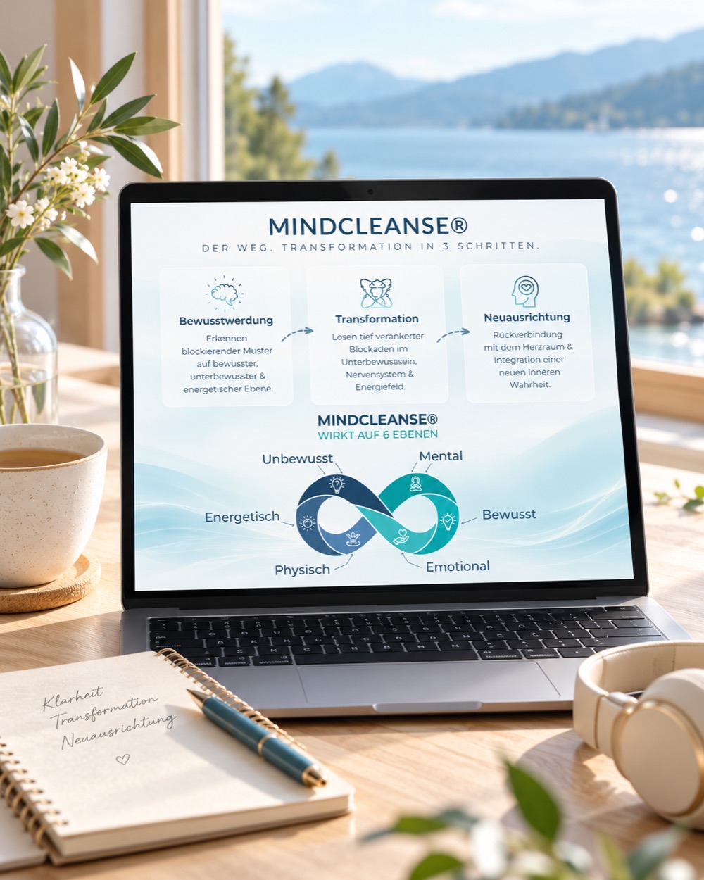 KI-generiertes Bild: Mindcleanse® Bewusstseinscoaching